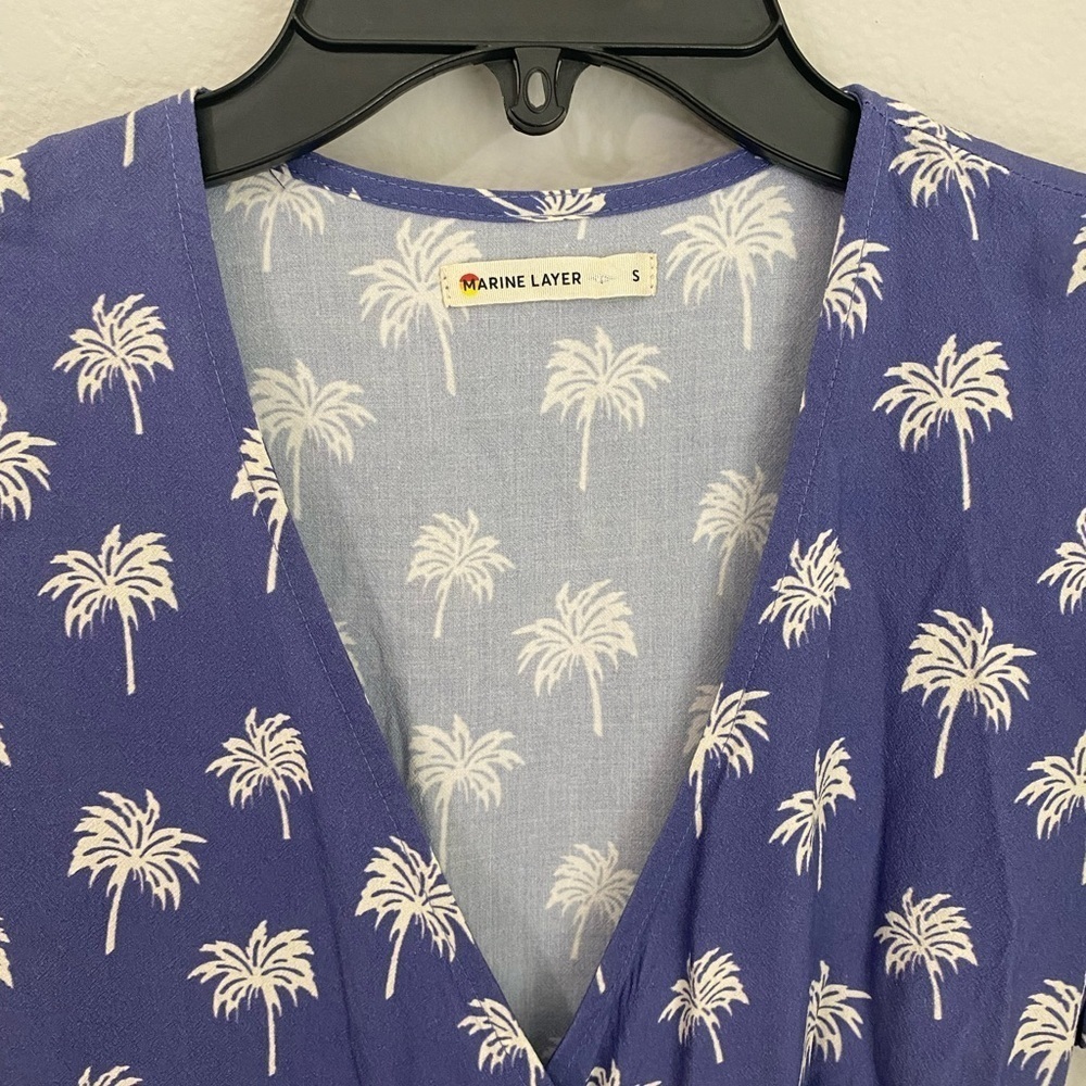 Marine Layer Emlyn Midi Wrap Dress - Picture 2 of 5